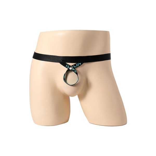 String taille basse pour homme, super mini culotte, string dos nu, ceinture élastique, coupe haute, bikini, sous-vêtement, lingerie sexy, 7.0 – Image 3