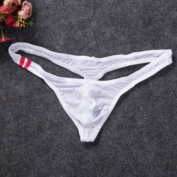 Maillot de bain pour homme, sous-vêtement, Lingerie, Tangas, taille basse – Image 5