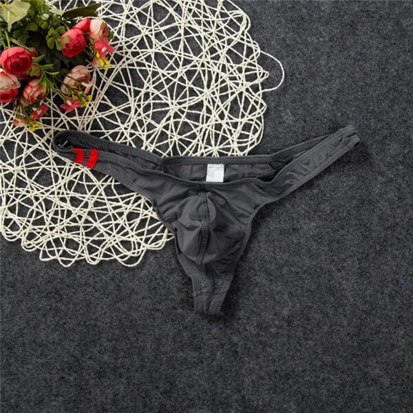 Maillot de bain pour homme, sous-vêtement, Lingerie, Tangas, taille basse – Image 3