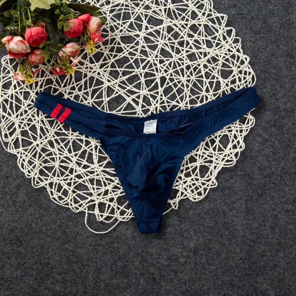 Maillot de bain pour homme, sous-vêtement, Lingerie, Tangas, taille basse – Image 6