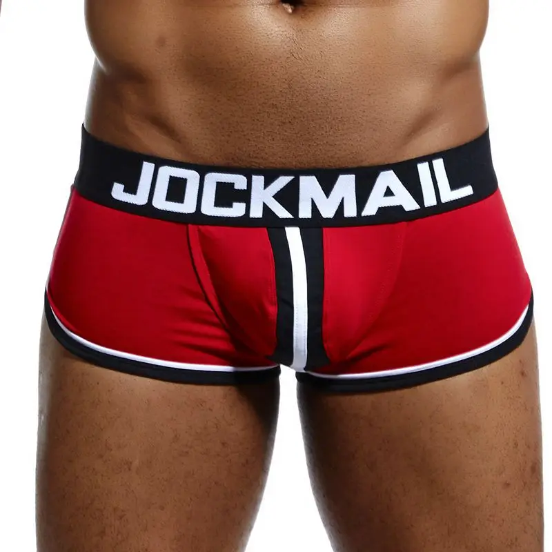 Culotte jockstrap pour homme, sous-vêtement Gay, String, Boxer, Slip, Sexy, pochette en coton