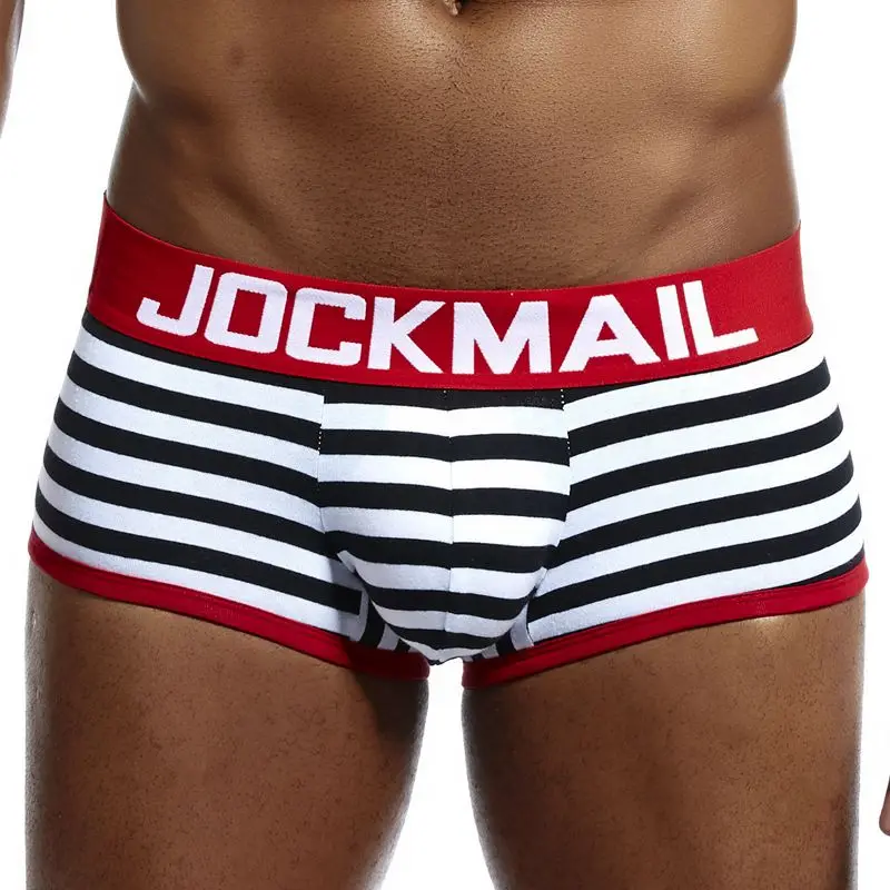 Culotte jockstrap pour homme, sous-vêtement Gay, String, Boxer, Slip, Sexy, pochette en coton