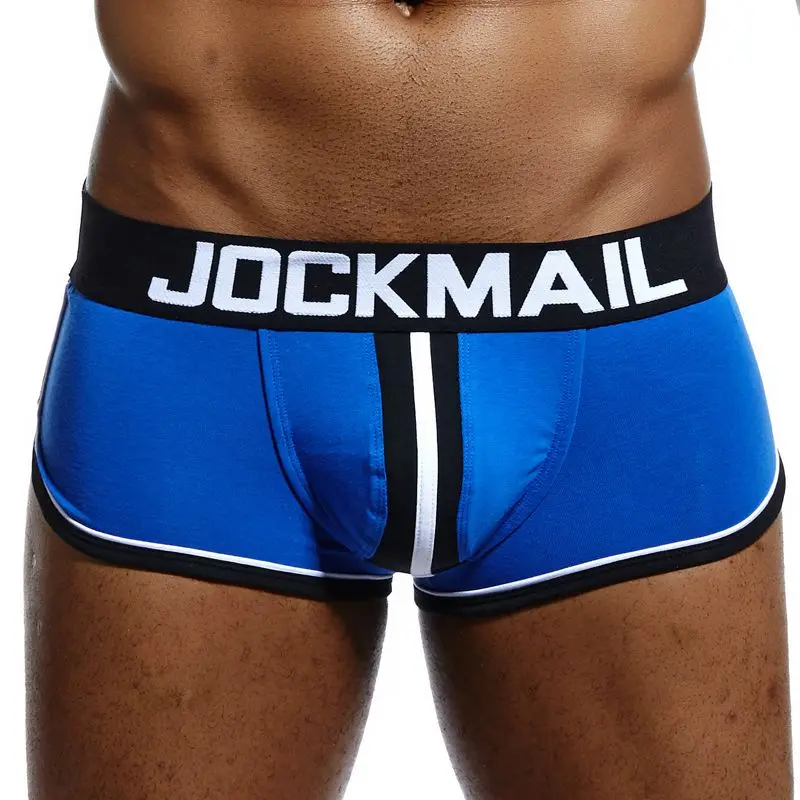 Culotte jockstrap pour homme, sous-vêtement Gay, String, Boxer, Slip, Sexy, pochette en coton