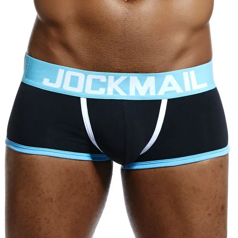 Culotte jockstrap pour homme, sous-vêtement Gay, String, Boxer, Slip, Sexy, pochette en coton