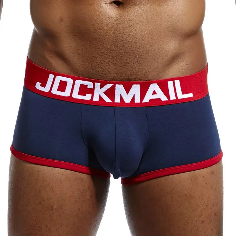 Culotte jockstrap pour homme, sous-vêtement Gay, String, Boxer, Slip, Sexy, pochette en coton