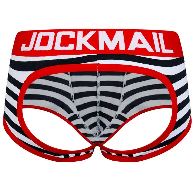 Culotte jockstrap pour homme, sous-vêtement Gay, String, Boxer, Slip, Sexy, pochette en coton