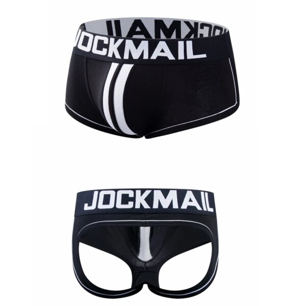 Culotte jockstrap pour homme, sous-vêtement Gay, String, Boxer, Slip, Sexy, pochette en coton – Image 6