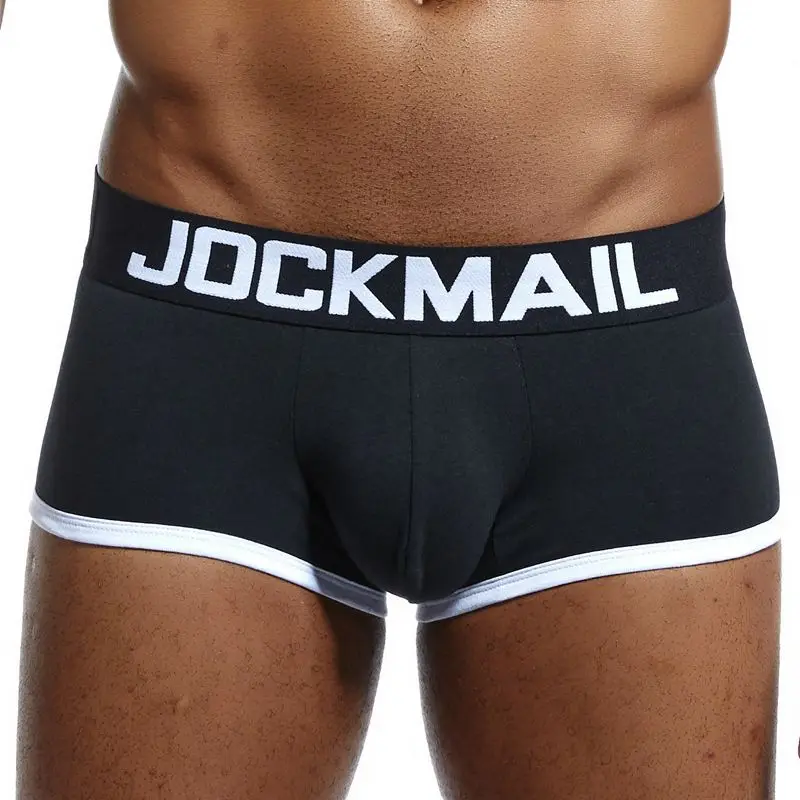Culotte jockstrap pour homme, sous-vêtement Gay, String, Boxer, Slip, Sexy, pochette en coton