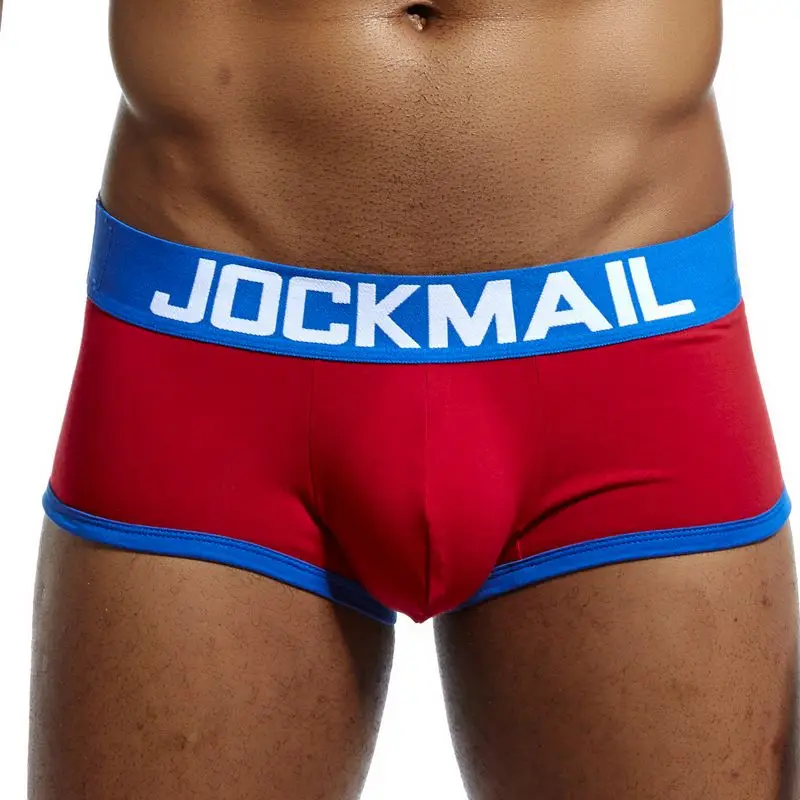 Culotte jockstrap pour homme, sous-vêtement Gay, String, Boxer, Slip, Sexy, pochette en coton