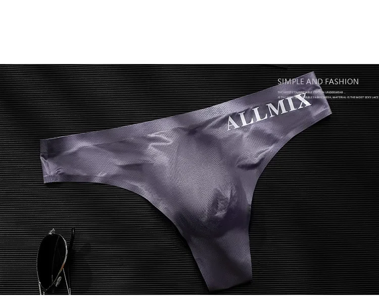 Strings transparents sexy pour hommes, sous-vêtements de sport, fitness, culottes fines pour les hanches, taille basse, sans couture, 3 pièces
