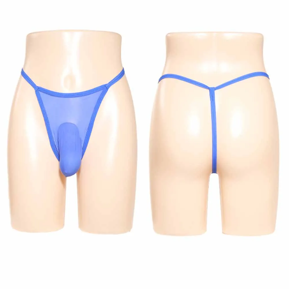 Strings sexy sans couture pour hommes, culottes transparentes, sous-vêtements transparents Strings sexy sans couture pour hommes, culottes transparentes, sous-vêtements transparents