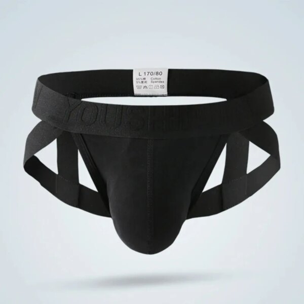 Culotte taille basse sexy pour hommes, string G, sangle Jock, sous-vêtements, slips, poudres convexes, caleçons, vêtements genci, lingerie, nouveau, 2023 – Image 4