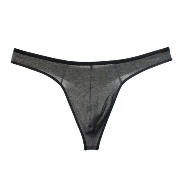 String de dehors en Coton Respirant pour Homme, Culotte Sexy, Sans Couture, Dos en T, Grande Taille – Image 3