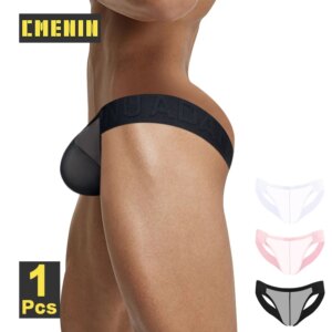 CMENIN-String Ultra-fin en Maille Transparente pour Homme, Sous-vêtement Sexy et Respirant