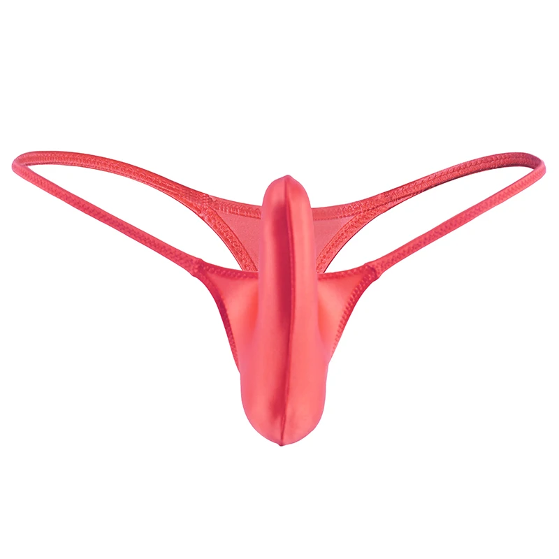 YAULAANG-Sous-vêtements sexy pour hommes, lingerie gay, string gras, brillant, taille basse, haute élasticité