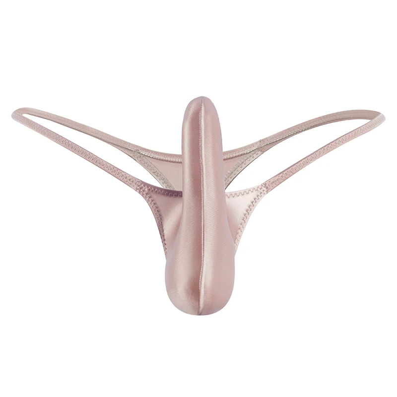 YAULAANG-Sous-vêtements sexy pour hommes, lingerie gay, string gras, brillant, taille basse, haute élasticité
