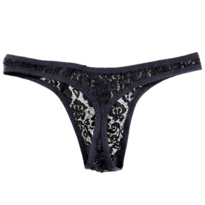 Sous-vêtement en dentelle amissié pour homme, string transparent, sexy, personnalisé, jockstrap, 7.0 poudres