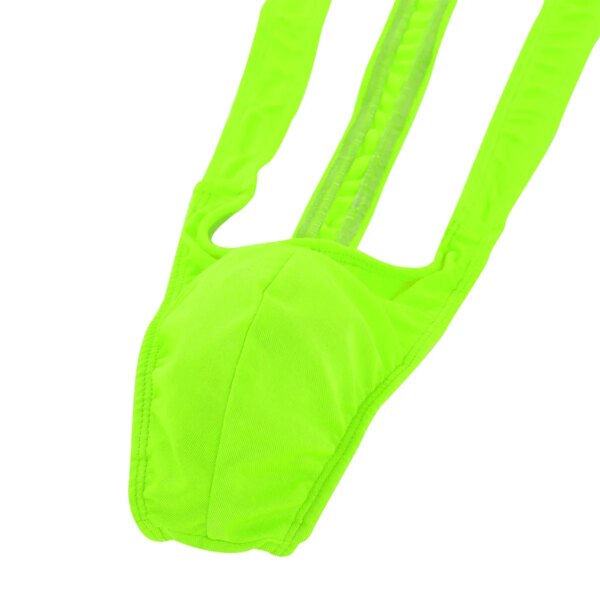 Maillot de bain sexy pour homme, string ouvert extensible, sous-vêtement gay, mankini, costume de batterie trempé, 7.0 – Image 6
