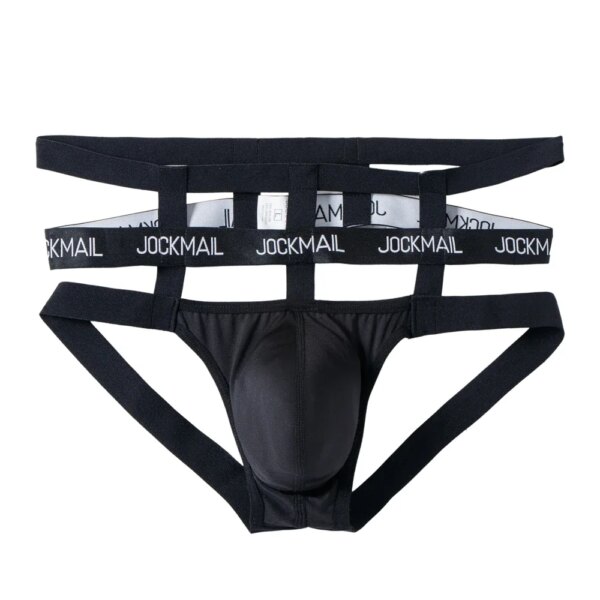 Ice injockstrap-Sous-vêtements sexy SFP pour hommes, string G, anneau de jambe, lingerie de bondage, culotte à sangle en T – Image 6