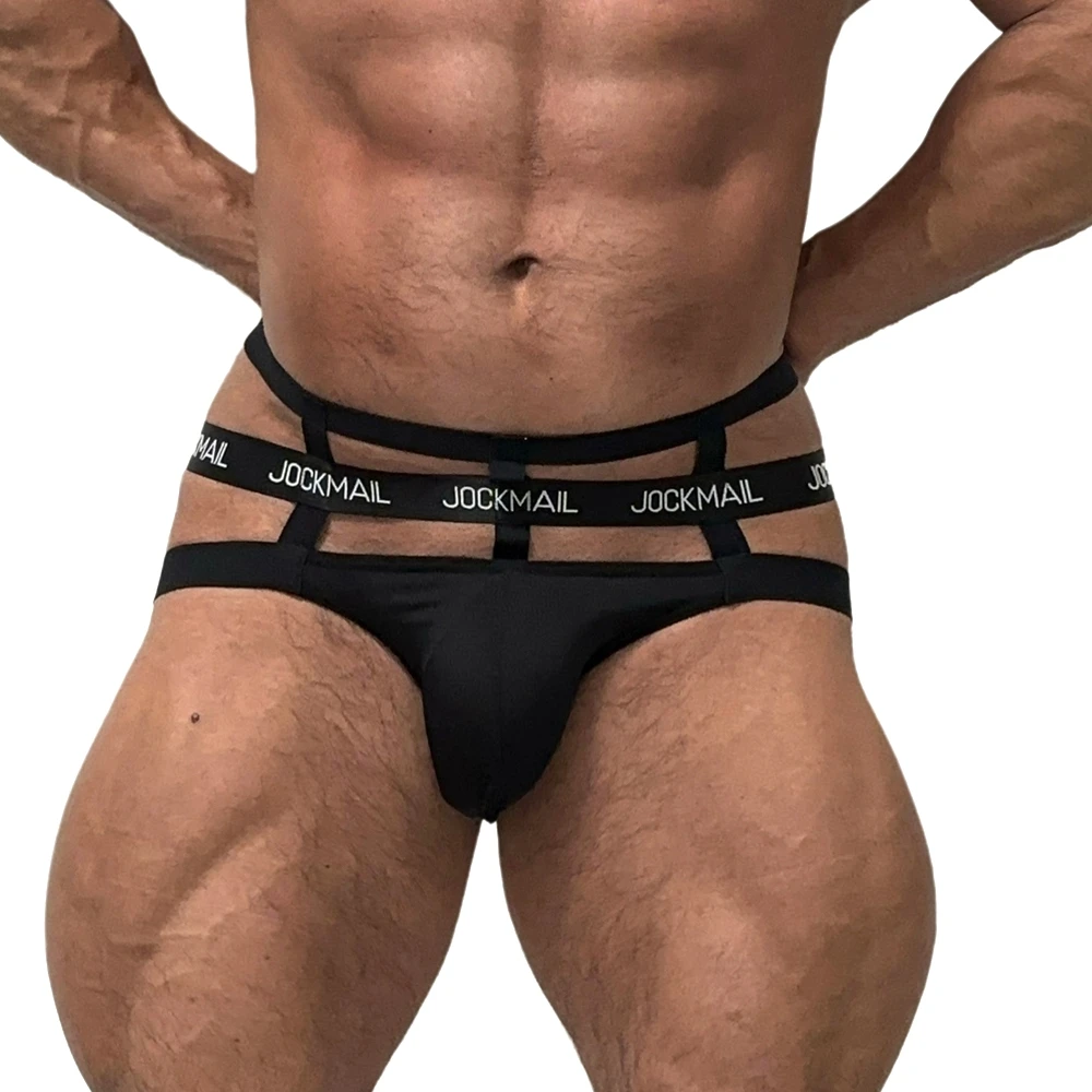 Ice injockstrap-Sous-vêtements sexy SFP pour hommes, string G, anneau de jambe, lingerie de bondage, culotte à sangle en T