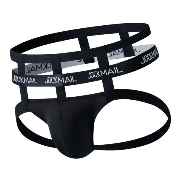 Ice injockstrap-Sous-vêtements sexy SFP pour hommes, string G, anneau de jambe, lingerie de bondage, culotte à sangle en T – Image 4
