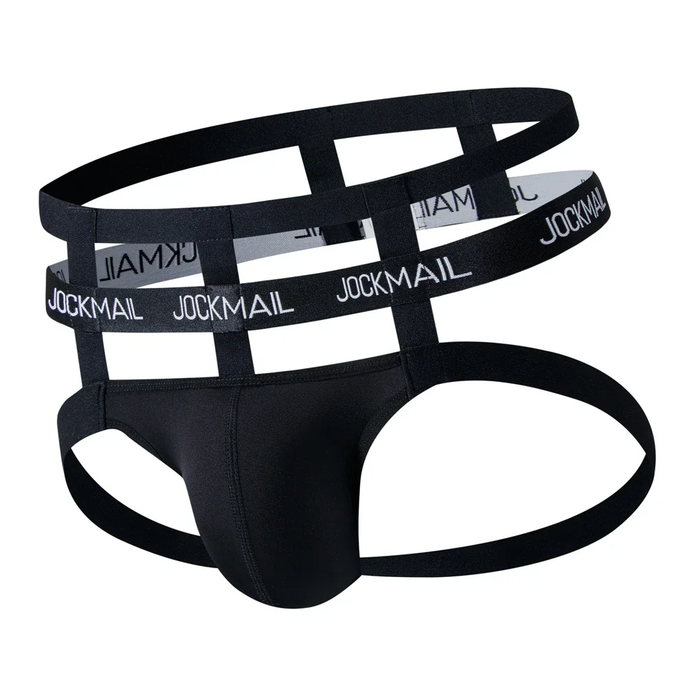 Ice injockstrap-Sous-vêtements sexy SFP pour hommes, string G, anneau de jambe, lingerie de bondage, culotte à sangle en T