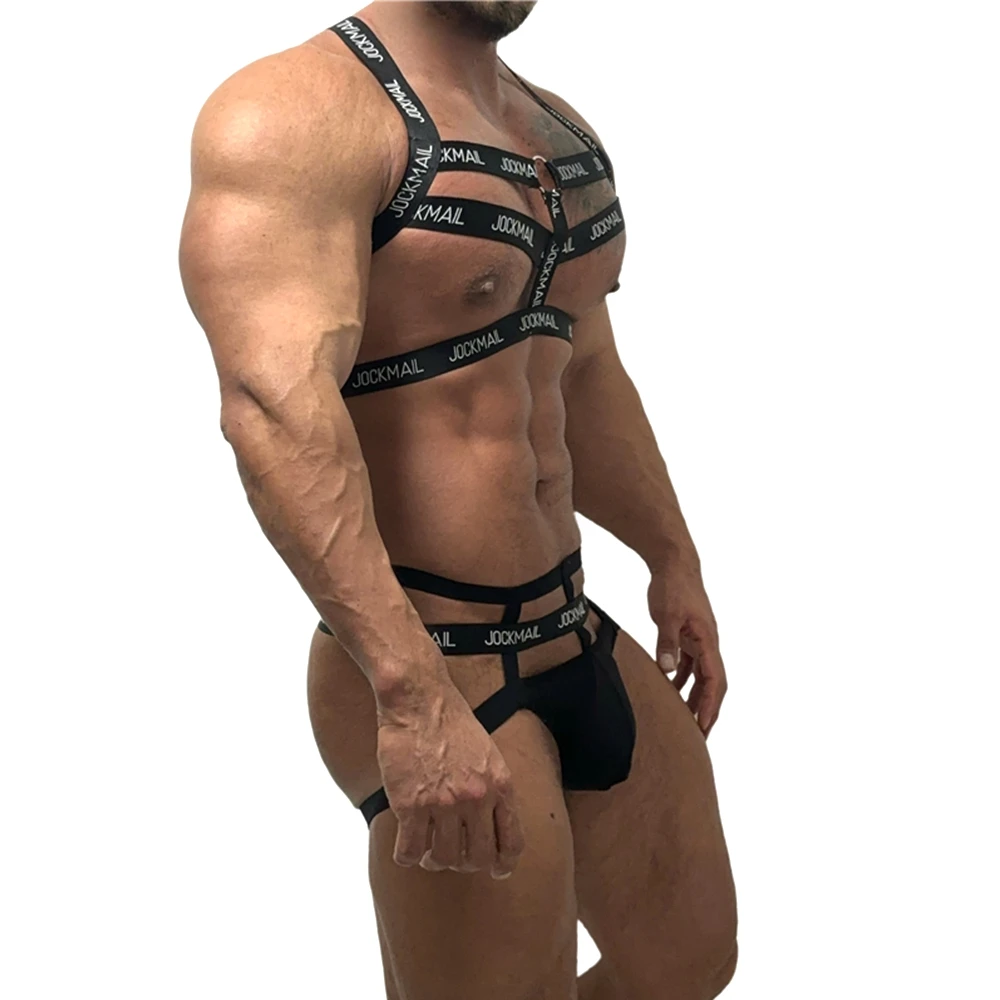 Ice injockstrap-Sous-vêtements sexy SFP pour hommes, string G, anneau de jambe, lingerie de bondage, culotte à sangle en T