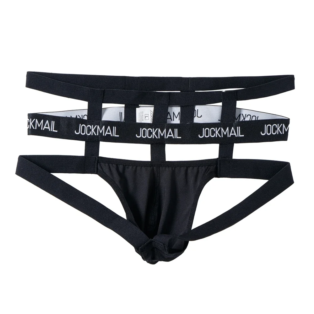 Ice injockstrap-Sous-vêtements sexy SFP pour hommes, string G, anneau de jambe, lingerie de bondage, culotte à sangle en T