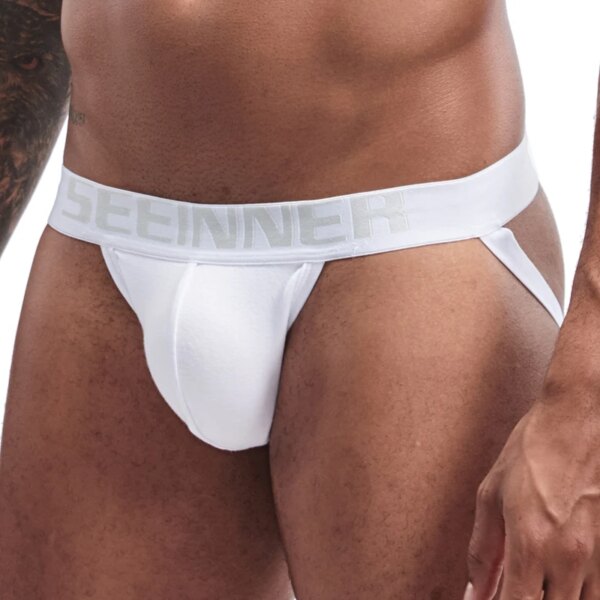 Sous-vêtements sexy en coton pour hommes, Jockstrap, Poudres de pénis, Culottes pour hommes, Strings, Slip Gay, Zones Me Srting – Image 2