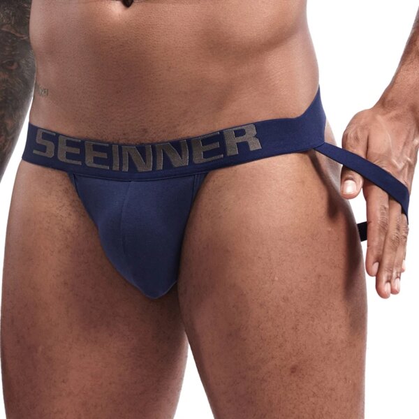 Sous-vêtements sexy en coton pour hommes, Jockstrap, Poudres de pénis, Culottes pour hommes, Strings, Slip Gay, Zones Me Srting – Image 5