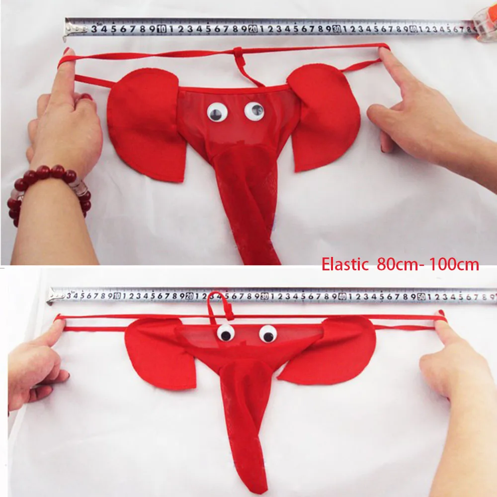 Culotte Sexy en Forme d'Éléphant Antarcg pour Homme, Culotte de Cosplay, Lingerie pour Amoureux, Produit Sexuel