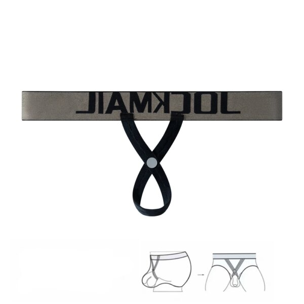 Jockstrap-Culotte Sexy pour Homme, String G, lèvent Mobiles Réglables, Anneau de Pénis, Sous-Vêtements Gay, Lingerie – Image 4