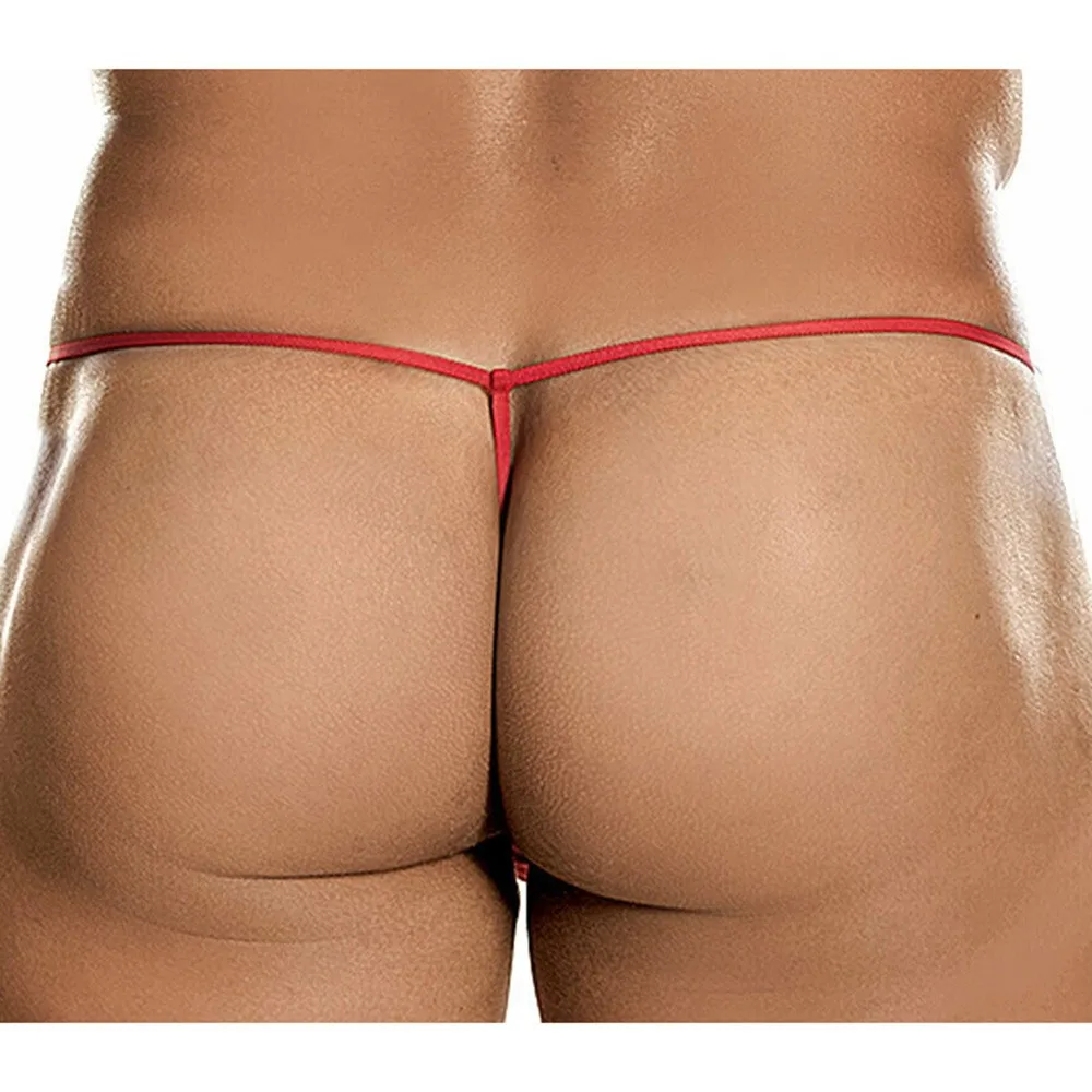 String sexy en poudre transparente pour hommes, bikini taille basse, sous-vêtements confortables, lingerie gay, tongs sans couture