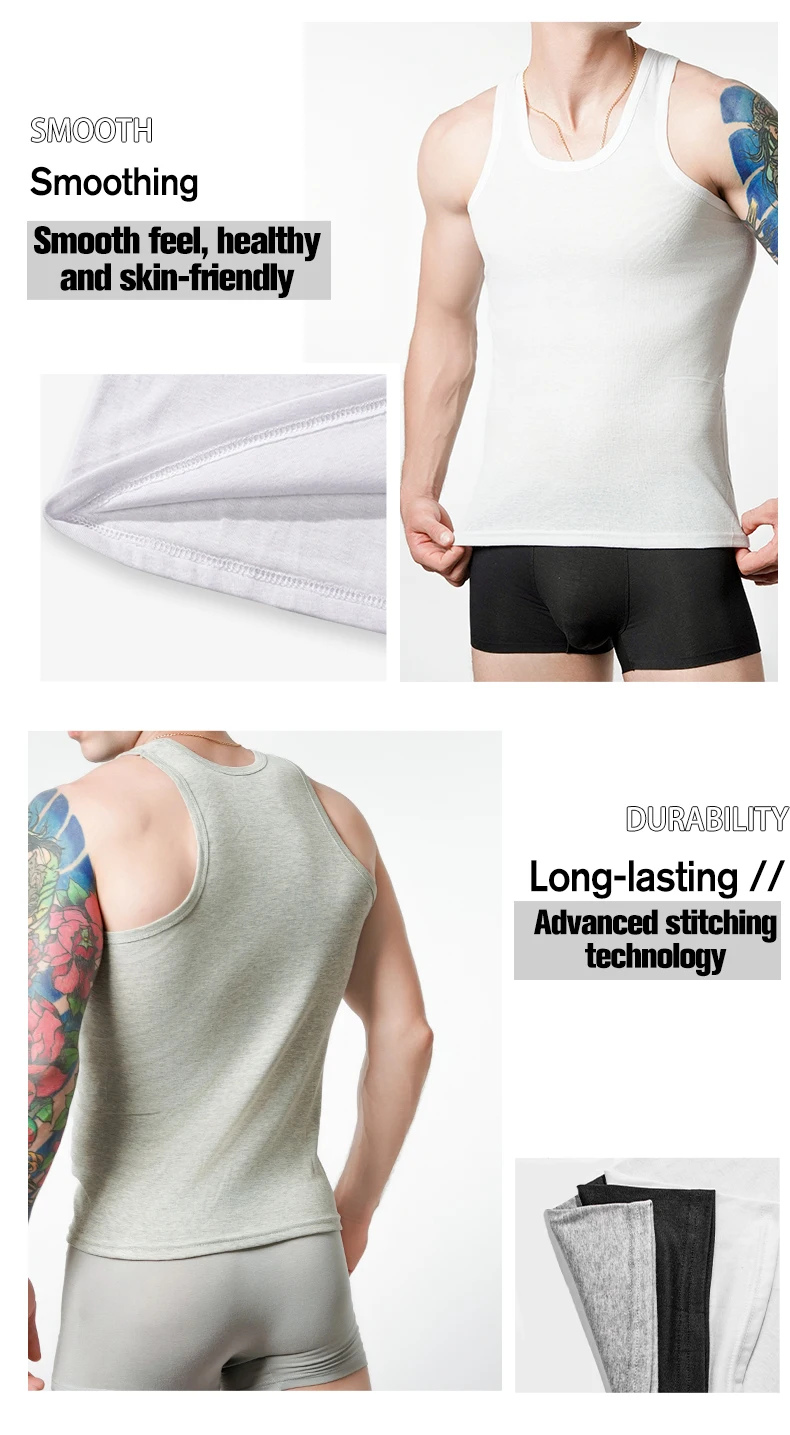 Maillot de Bain en Pur Coton Quatre Saisons pour Homme, Vêtement de dehors, Fitness, Décontracté, Age Moyen