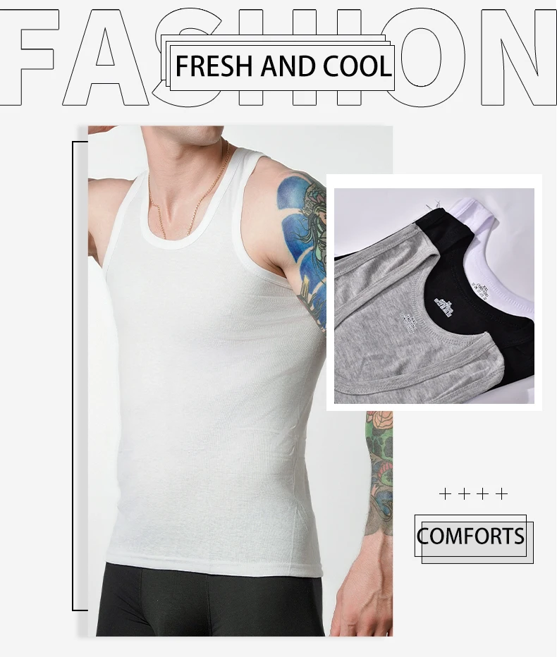 Maillot de Bain en Pur Coton Quatre Saisons pour Homme, Vêtement de dehors, Fitness, Décontracté, Age Moyen