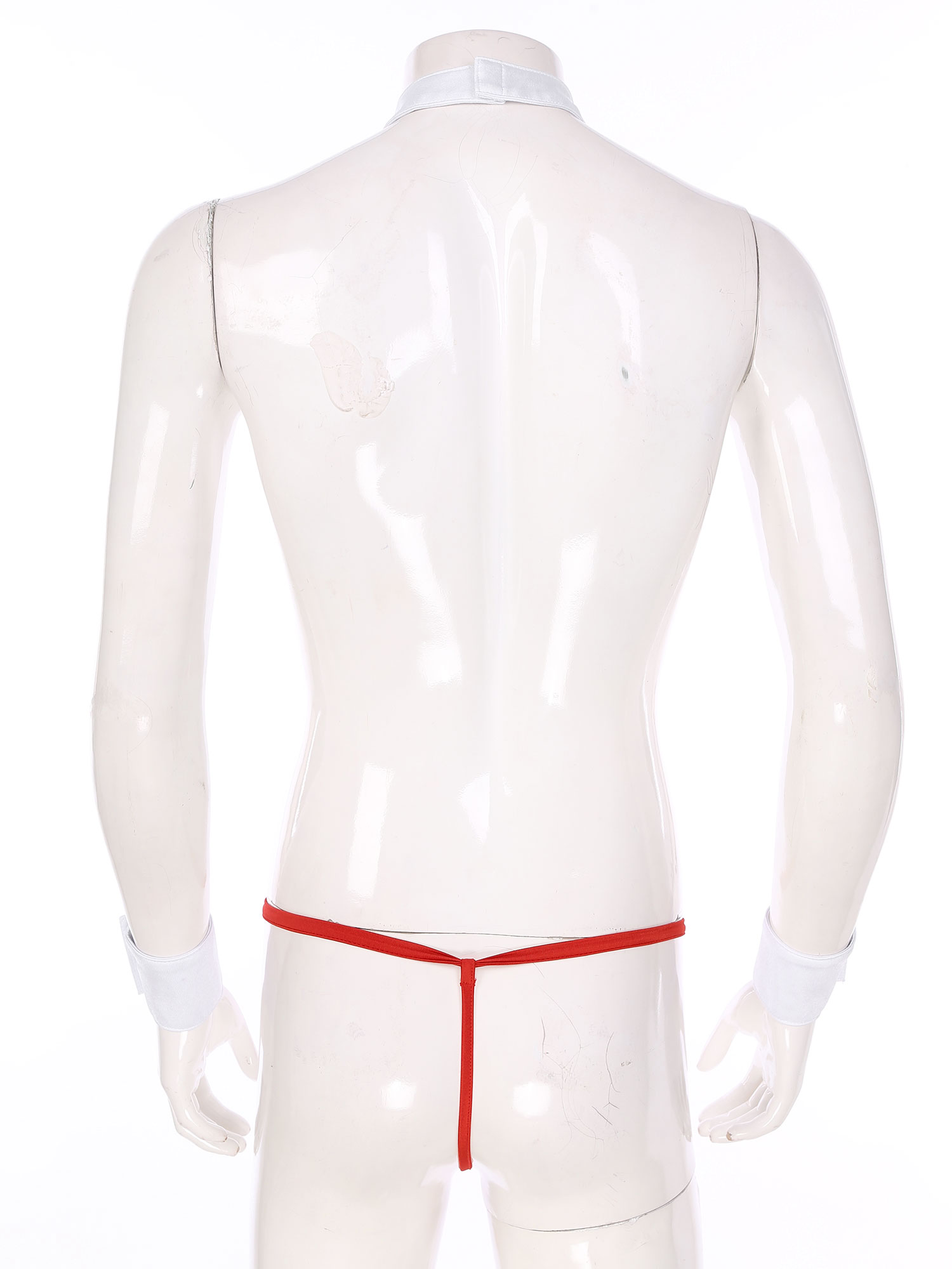 WaClaTuxedo-Ensemble de Lingerie Sexy pour Homme, Costume de Cosplay de Demoiselle d'Honneur, String, Boxer, Slip, Sous-Vêtements avec Nministériels d Papillon, Poignets, Wlwear