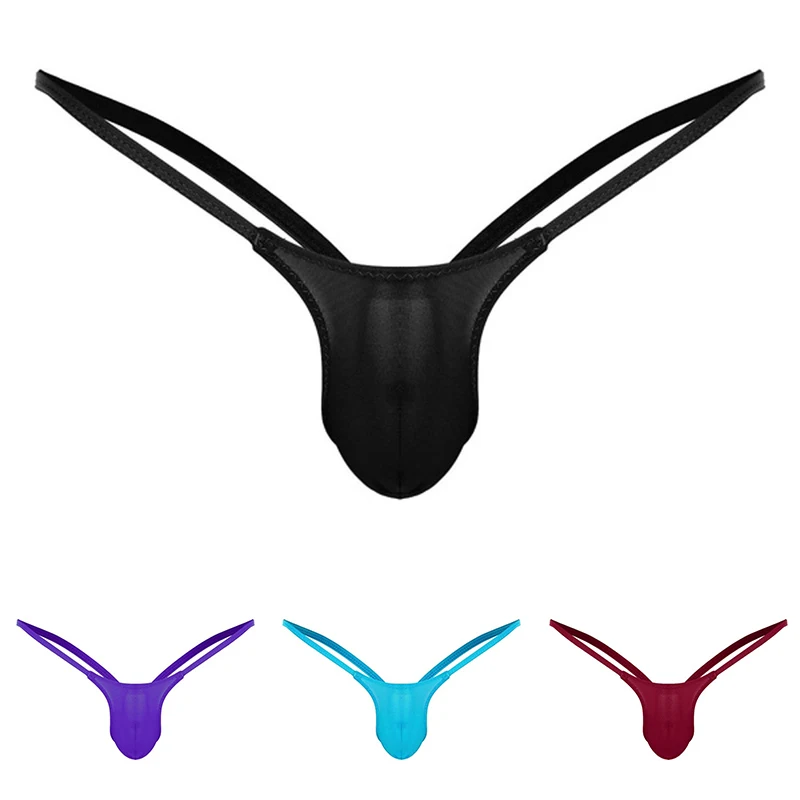 String Sexy pour Homme, Solide, Taille Basse, Sous-Vêtement Doux String Sexy pour Homme, Solide, Taille Basse, Sous-Vêtement Doux