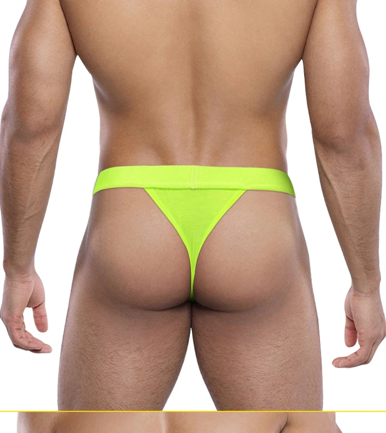 CMENIN-Culotte de dehors Solide pour Homme, String Respirant en Modal, Taille Basse, Slip Sissy, Sous-Vêtement Ajusté