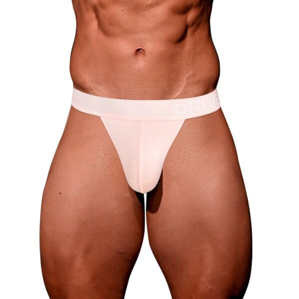 CMENIN-Culotte de dehors Solide pour Homme, String Respirant en Modal, Taille Basse, Slip Sissy, Sous-Vêtement Ajusté – Image 6