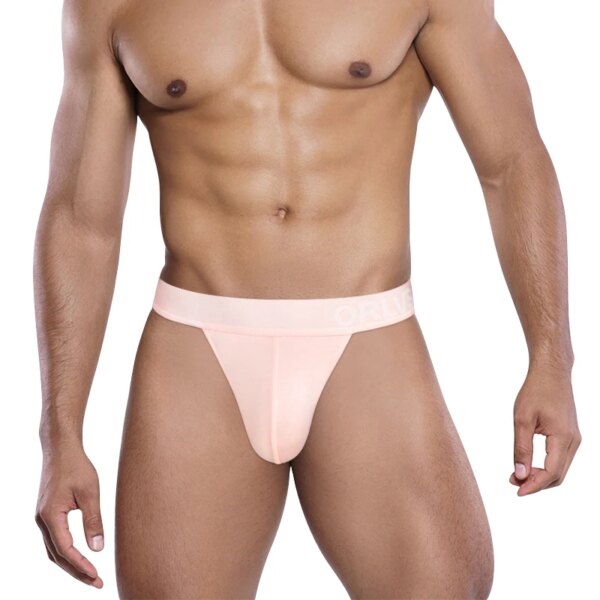 CMENIN-Culotte de dehors Solide pour Homme, String Respirant en Modal, Taille Basse, Slip Sissy, Sous-Vêtement Ajusté – Image 3