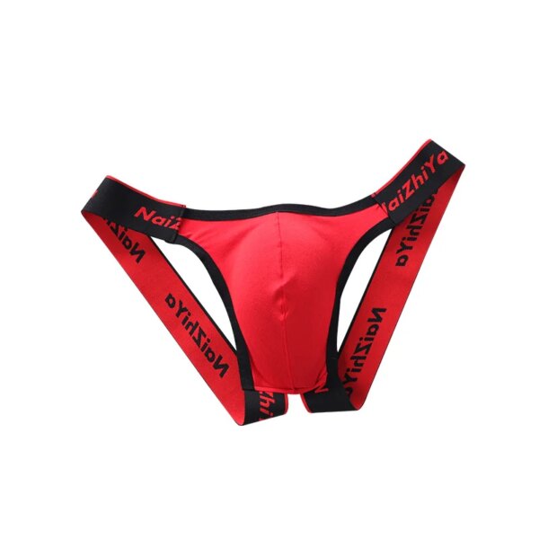 Strings sexy respirants pour hommes, taille basse, sous-vêtements convexes en U, sous-vêtements en string pour hommes, slips de bikini à dos en T, nouveau – Image 6