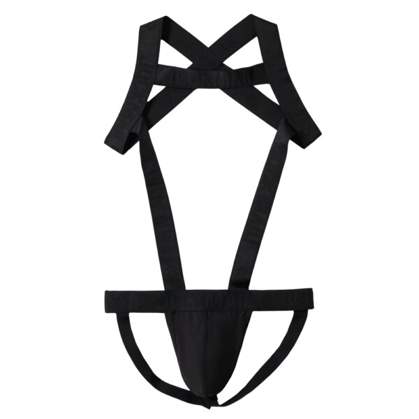 Jockstrap en nylon sexy pour hommes, costume de batterie, combinaisons à bretelles pour hommes, sous-vêtements genciSFP, lingerie pour hommes, culotte Sissy – Image 2