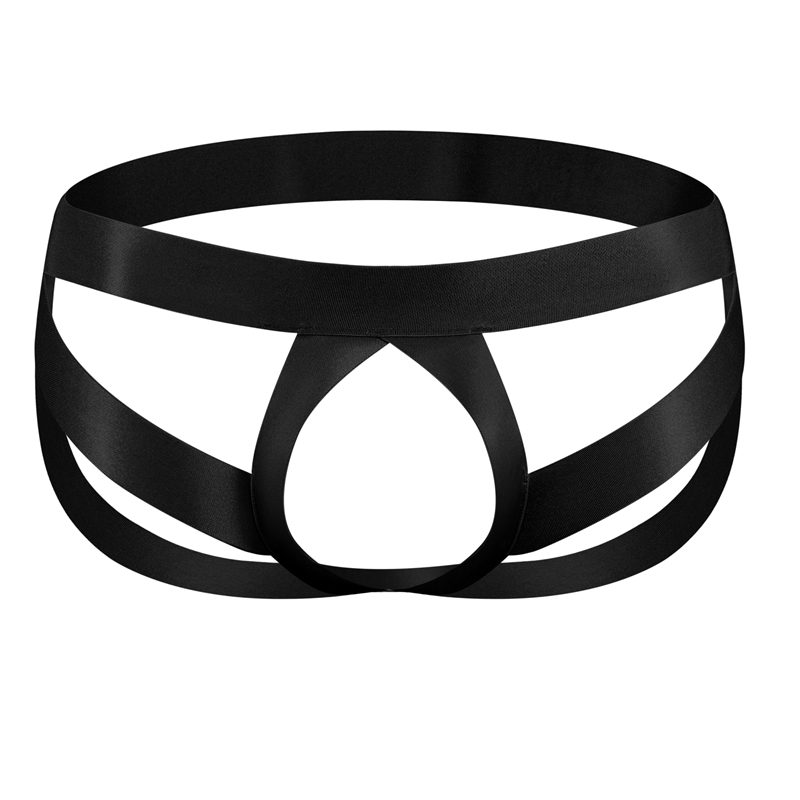 String et tongs taille basse pour hommes, sexy, dos ouvert, sous-vêtements gay
