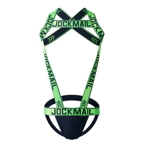 Jockstrap-Sous-vêtements pour hommes, costume de batterie, jarretelles, combinaisons sexy, lingerie pour hommes, SFP, évider, bondage, trou élastique 7.0, costume – Image 4