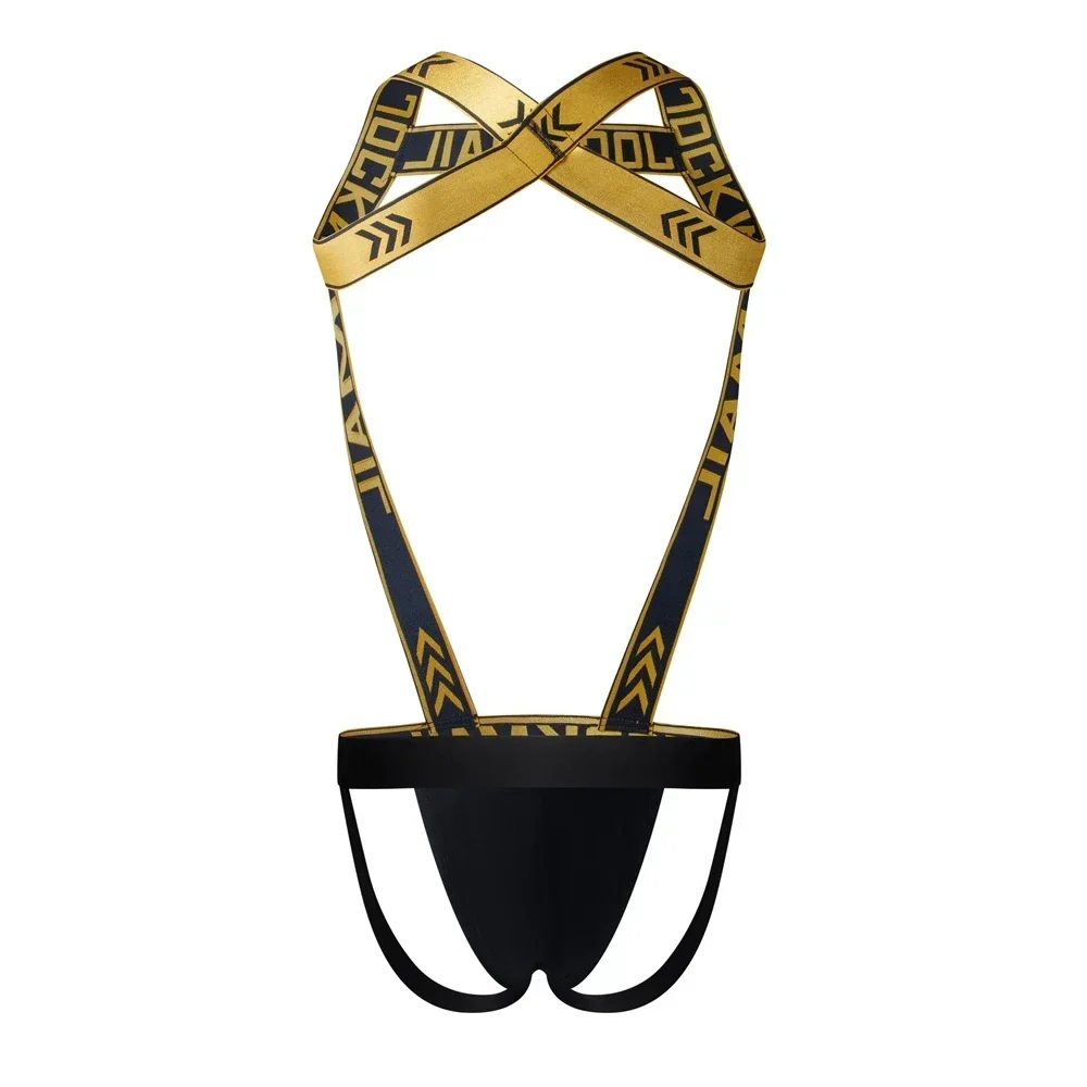 Jockstrap-Sous-vêtements pour hommes, costume de batterie, jarretelles, combinaisons sexy, lingerie pour hommes, SFP, évider, bondage, trou élastique 7.0, costume
