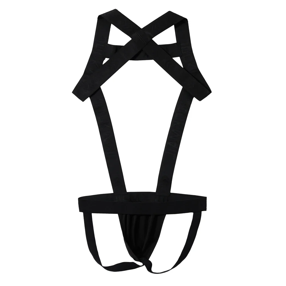 Jockstrap-Sous-vêtements pour hommes, costume de batterie, jarretelles, combinaisons sexy, lingerie pour hommes, SFP, évider, bondage, trou élastique 7.0, costume