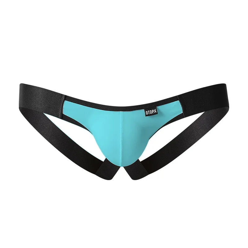 Sous-vêtements Jockstrap à Dos Ouvert pour Homme, Culotte Sexy, String G, Poudres de Pénis, Slip Améliorant, T-Back, Lingerie