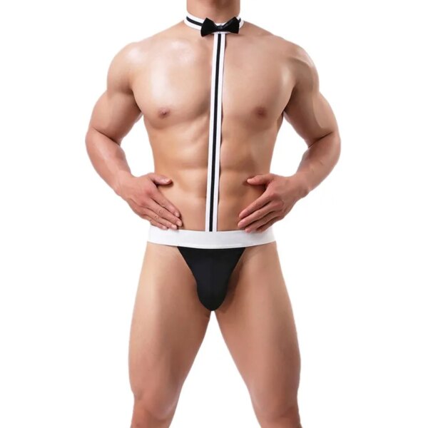 String en T pour hommes, sous-vêtements masculins, lingerie sexy, costume de batterie, vêtements de performance, t-back, string, intimes, 303