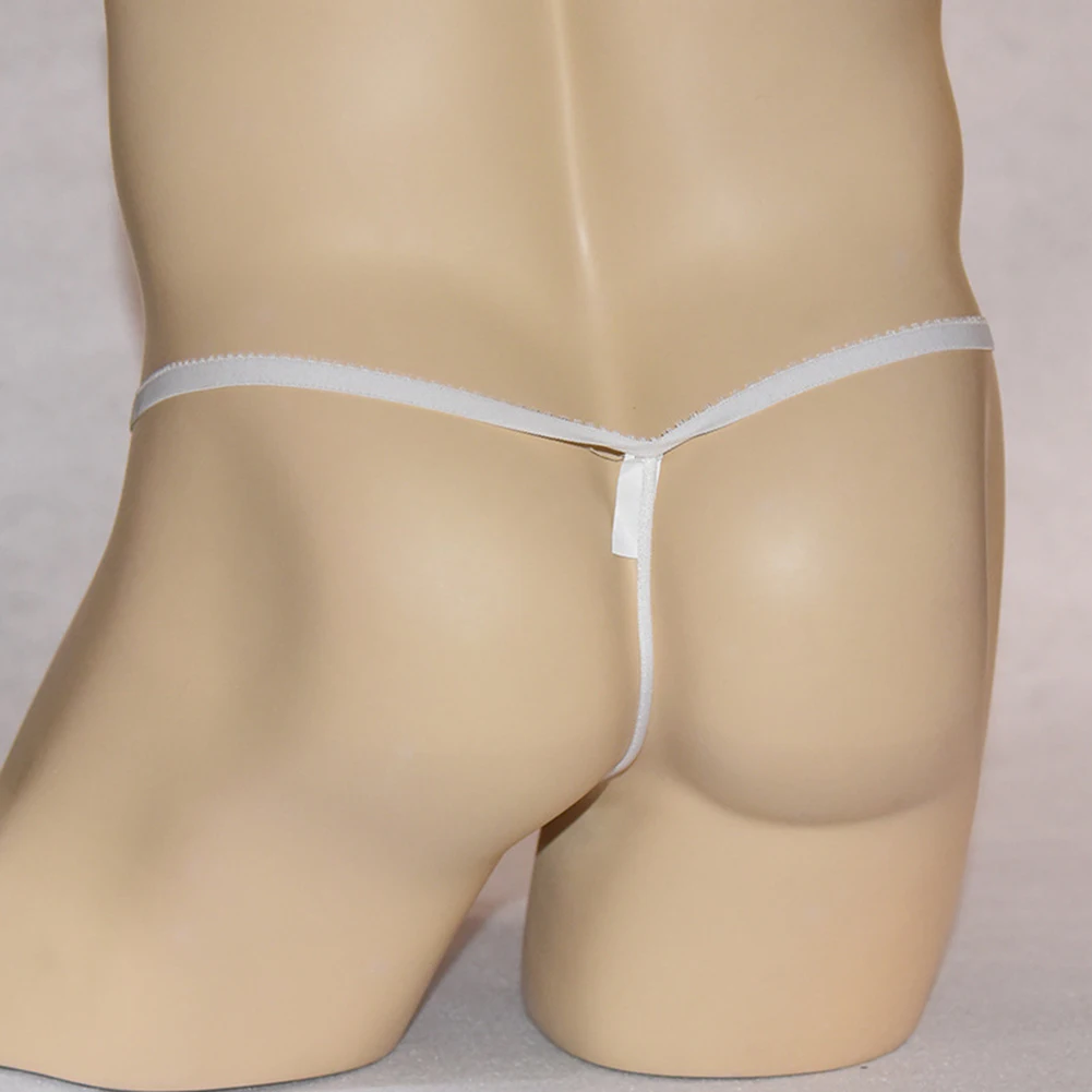 Strings sexy pour hommes, lingerie cosplay 3D, culotte élastique tête d'éléphant antarctique, sous-vêtements fins