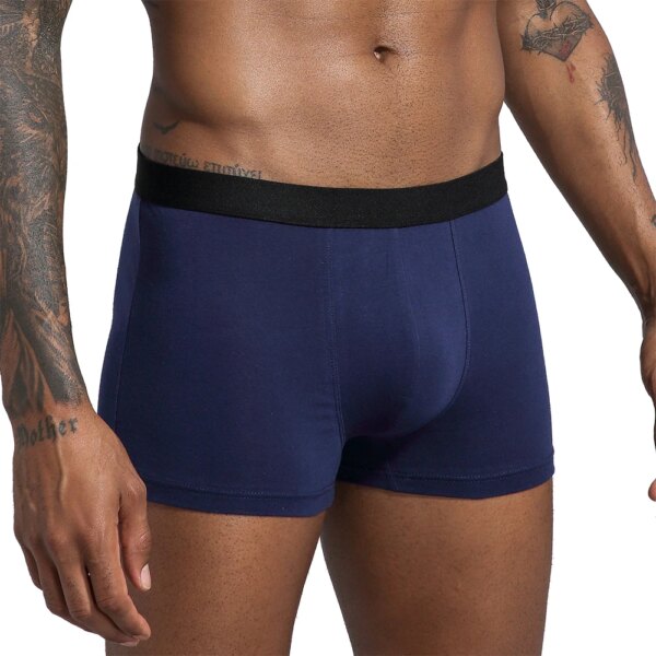 Boxer et caleçons en coton pour hommes, sous-vêtements masculins, ensemble de luxe, boîte à shorts, kit de slip, marque, 2024, 6 pièces par paquet – Image 5